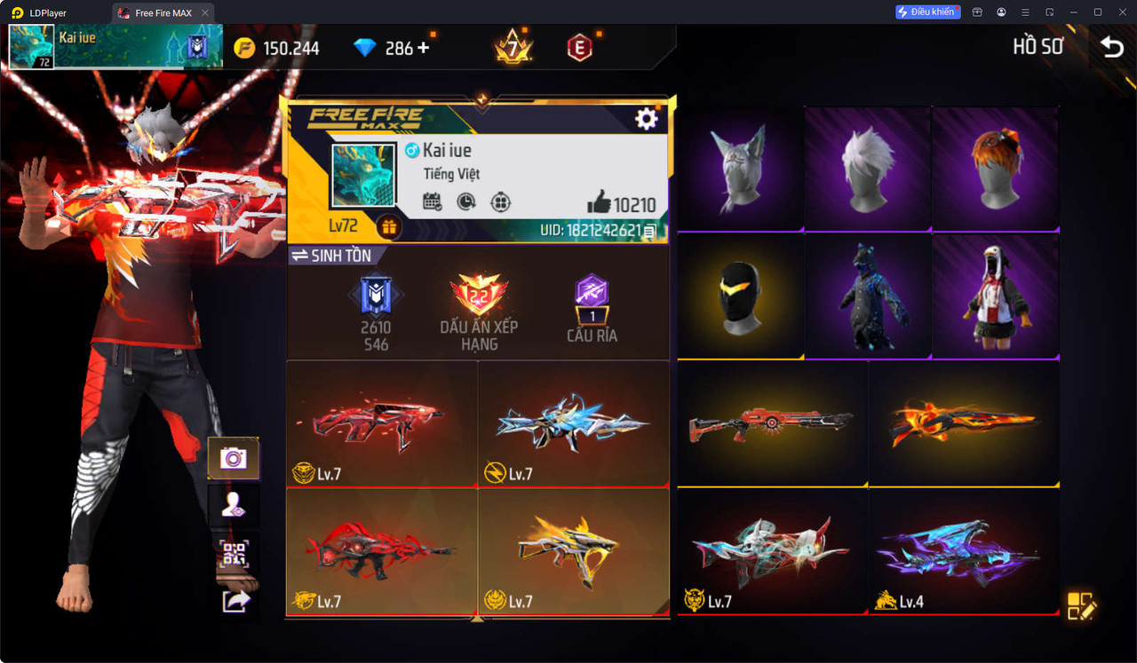 Bán acc Siêu Sale Acc Free Fire